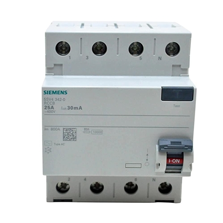 Betagard Residual Current Circuit Breakers, Type AC, applicable in networks for AC residual currents – 5SV4444-0RC