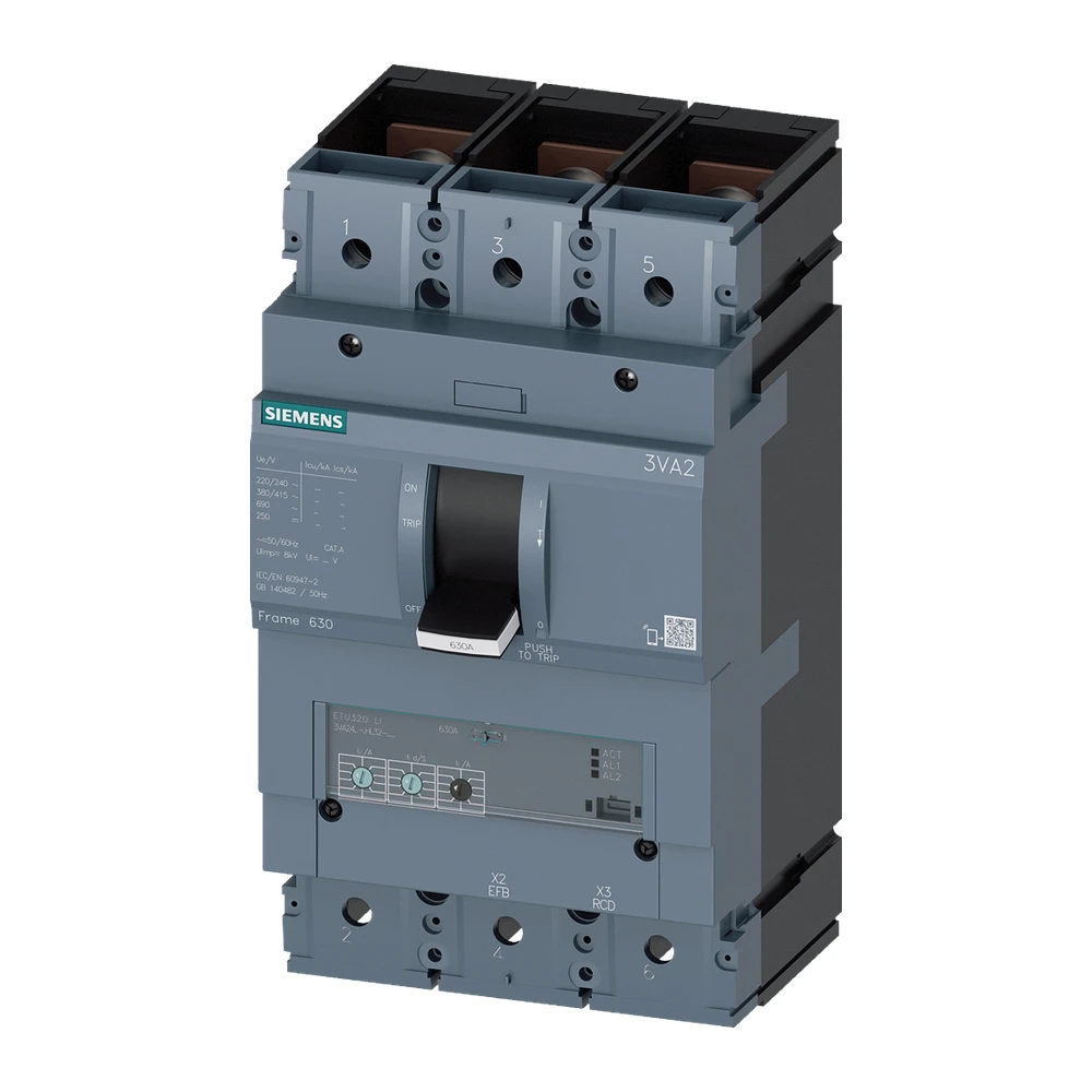 SENTRON 3VA MCCB, Microprocessor Trip Unit - 3VA2463-4HM32-0AA0