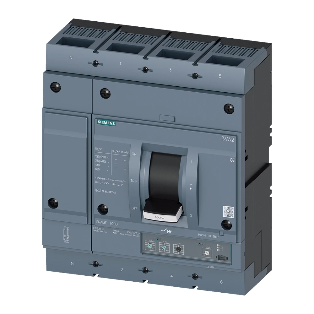 SENTRON 3VA MCCB, Microprocessor Trip Unit - 3VA2510-5HL42-0AA0