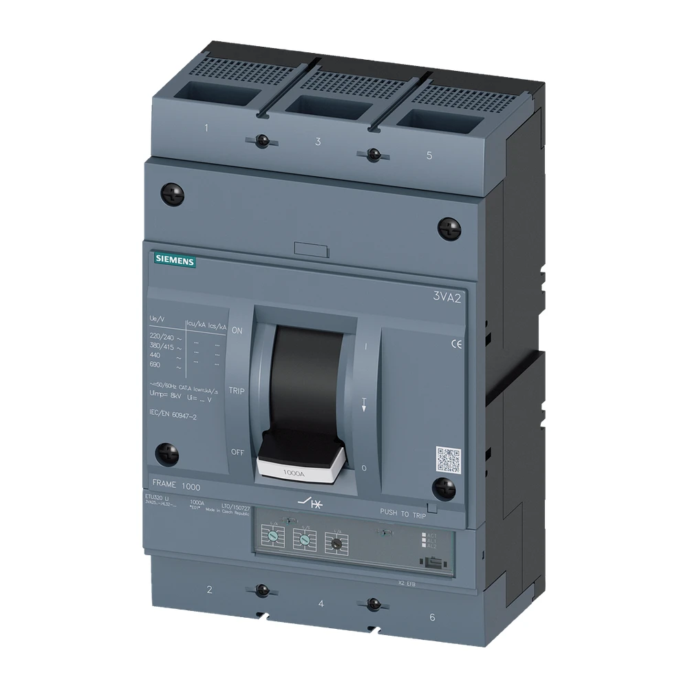SENTRON 3VA MCCB, Microprocessor Trip Unit - 3VA2580-5HL32-0AA0