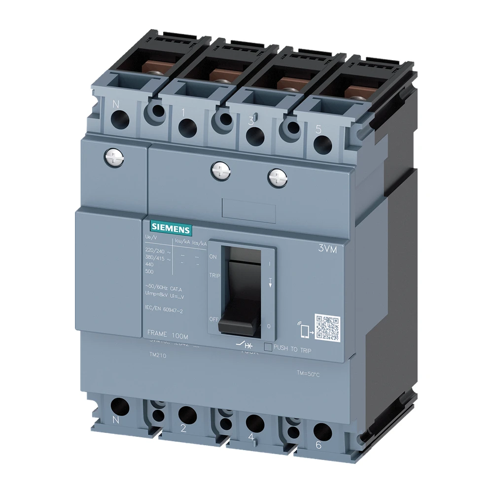 SENTRON 3VM, Thermal Magnetic Trip Unit - 3VM1010-3ED42-0AA0