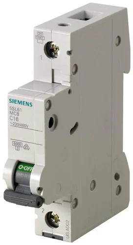 MCB 16A,1P, 240/415V AC -5SL4116-7RC