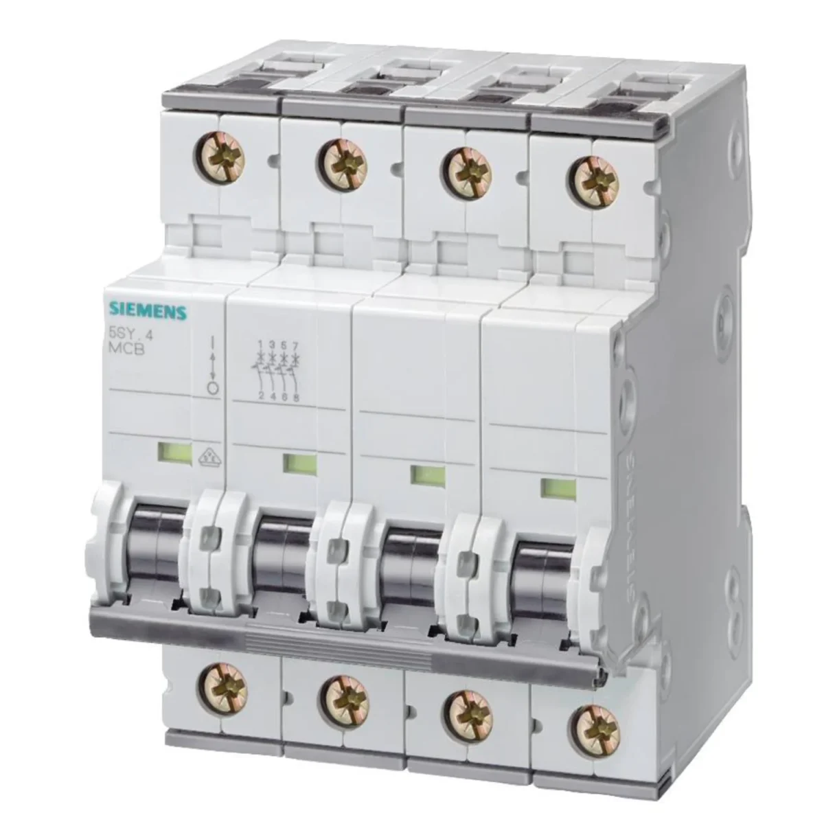 Betagard Miniature Circuit Breaker (MCB), 4 Pole, C Curve for Reliable Circuit Protection – 5SL4420-7RCZ12