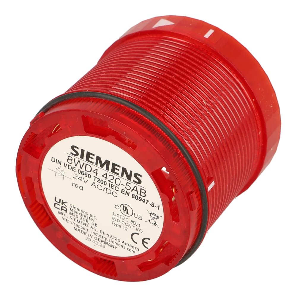 SIRIUS 8WD Modular LED Flashing Light Element for Visual Signaling Applications – 8WD4420-5AB