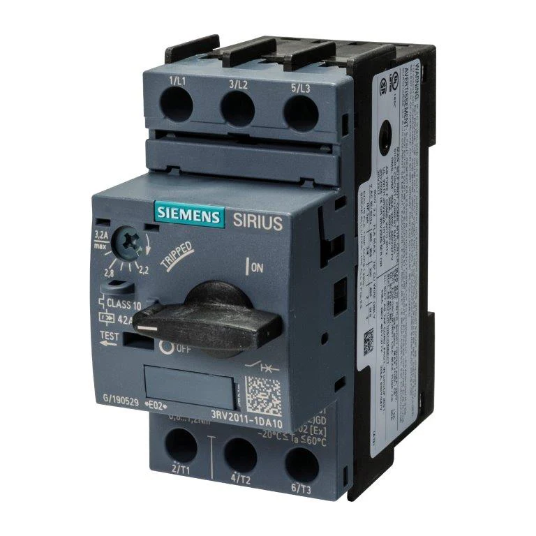 Motor Protection Circuit Breaker, SIRIUS 3RV2 Series, Thermal Magnetic Protection, Variant DA10 - 3RV2011-1DA10