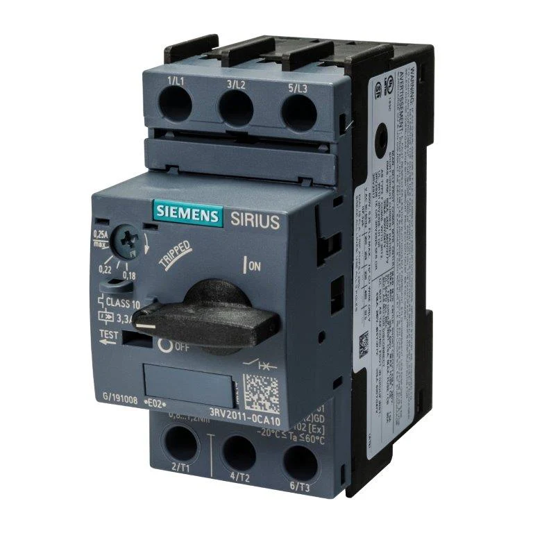 Motor Protection Circuit Breaker, SIRIUS 3RV2 Series, Variant CA10 - 3RV2011-0CA10