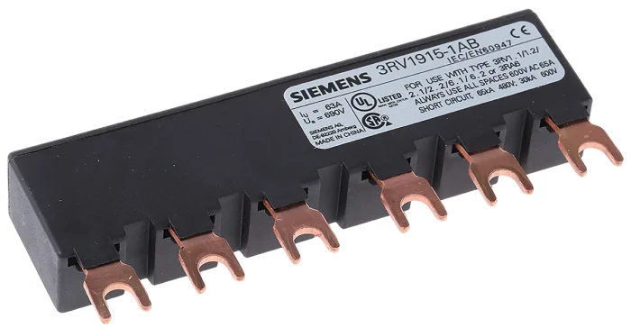 Auxiliary Switch Block for Circuit Breakers, SIRIUS 3RV Series, Variant AB - 3RV1915-1AB