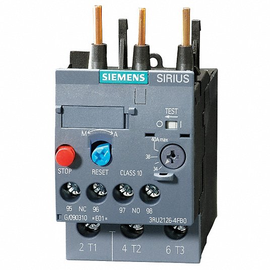 Thermal Overload Relay, SIRIUS 3RU2 Series, Motor Protection Relay, Variant PB0 - 3RU2126-4PB0