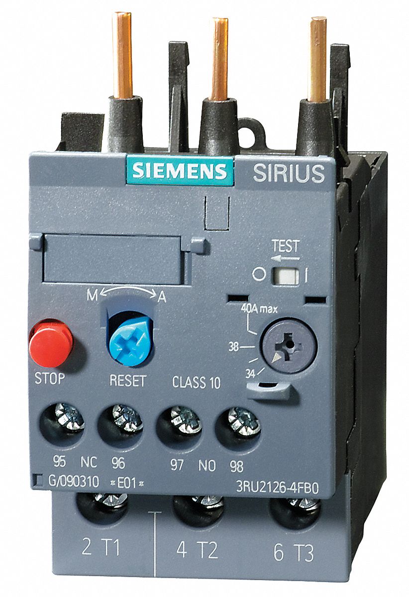 Thermal Overload Relay, SIRIUS 3RU2 Series, Motor Protection Relay, Variant FB0 - 3RU2126-4FB0
