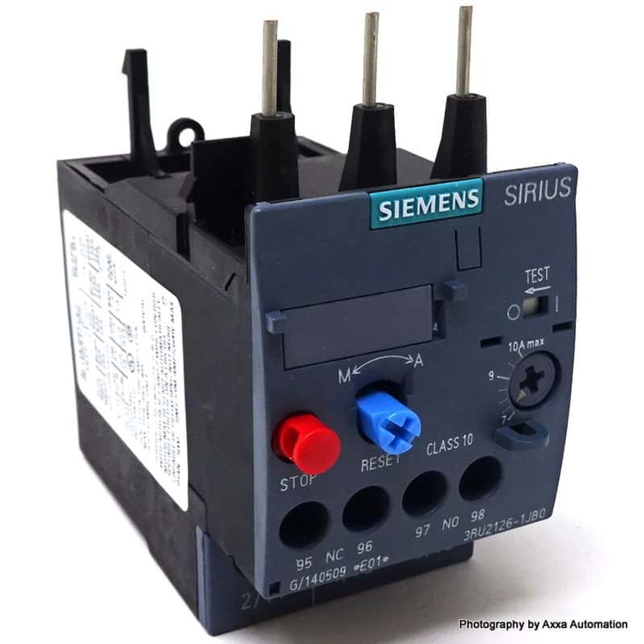 Thermal Overload Relay, SIRIUS 3RU2 Series, Motor Protection Relay, Variant EB008K - 3RU2126-4EB00-8K