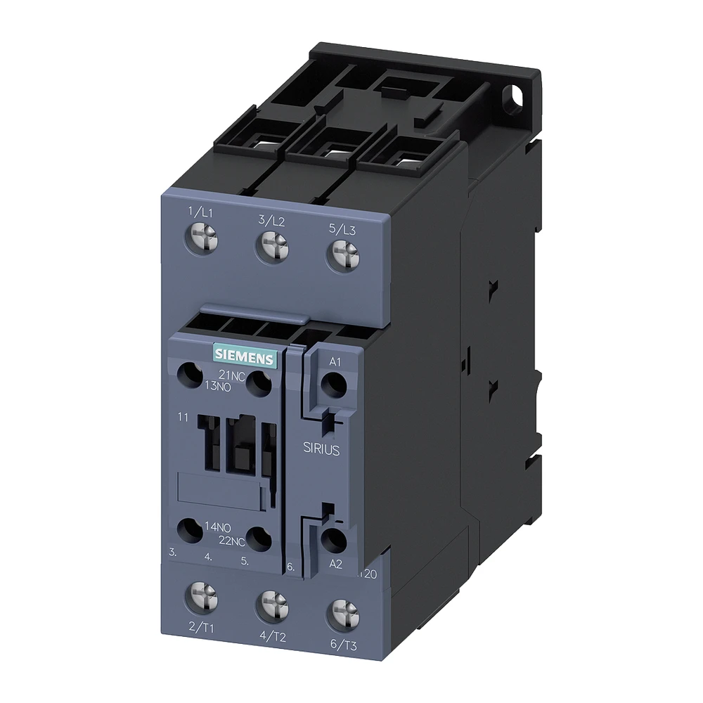 Power Contactors, SIRIUS 3RT2 Series, 3-Pole, Screw Terminals, AC-3 Duty, Coil Variant AP00 - 3RT2037-1AP00