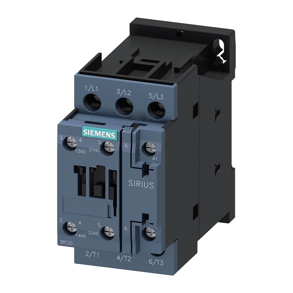 Power Contactors, SIRIUS 3RT2 Series, 3-Pole, Screw Terminals, AC-3 Duty, Coil Variant AL20 - 3RT2027-1AL20