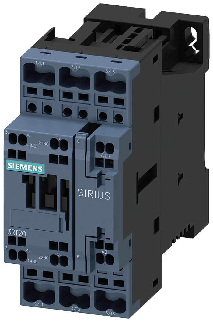Power Contactors, SIRIUS 3RT2 Series, 3-Pole, Screw Terminals, AC-3 Duty, Coil Variant XF400LA2 - 3RT2026-1XF400LA2