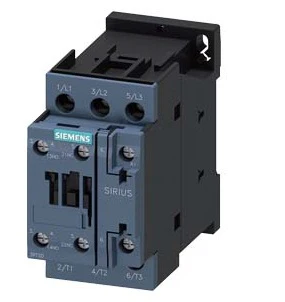 Power Contactors, AC-3 18A, 7.5kW/400V, AC Coil, 3-Pole, Screw Terminals, S0 Size - 3RT2023-1AG20