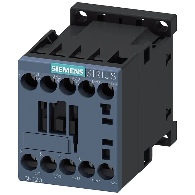 Power Contactors, AC-3 12A, 5.5kW/400V, AC Coil, 3-Pole, Screw Terminals, S00 Size - 3RT2018-1BF41
