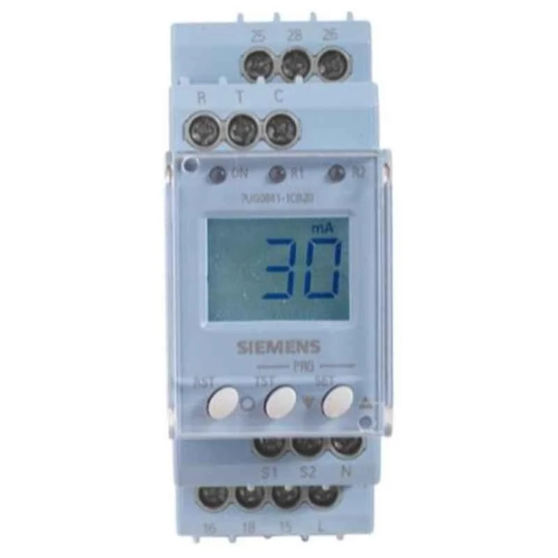 Digital Current Monitoring Relay, 1-Phase 2-Wire, 230V AC Auxiliary Supply, 35mm Module | 7UG0822-1AD20