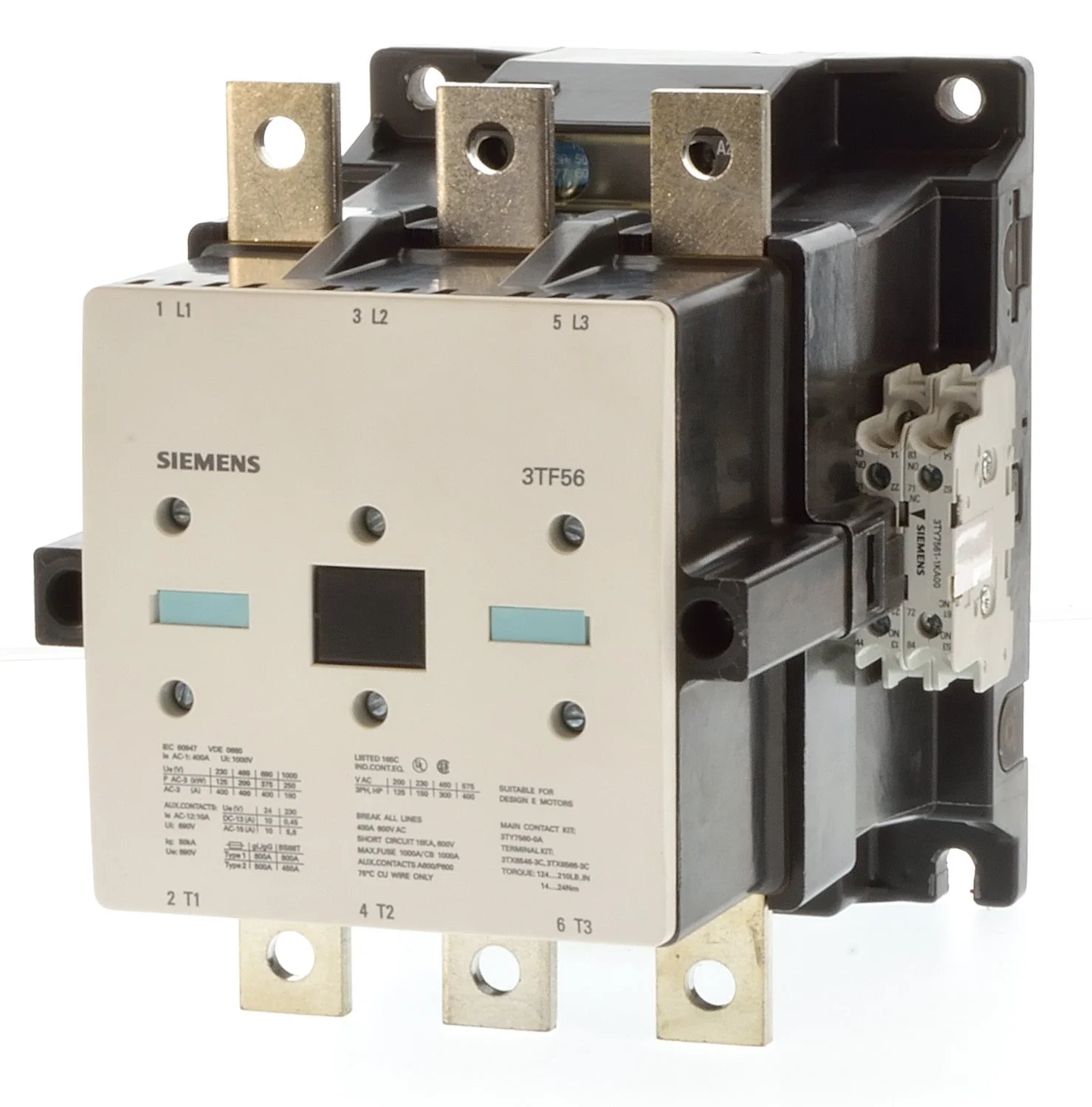 Power Contactor, 3TF Series, Heavy Duty, Variant AP0 - 3TF56020AP0