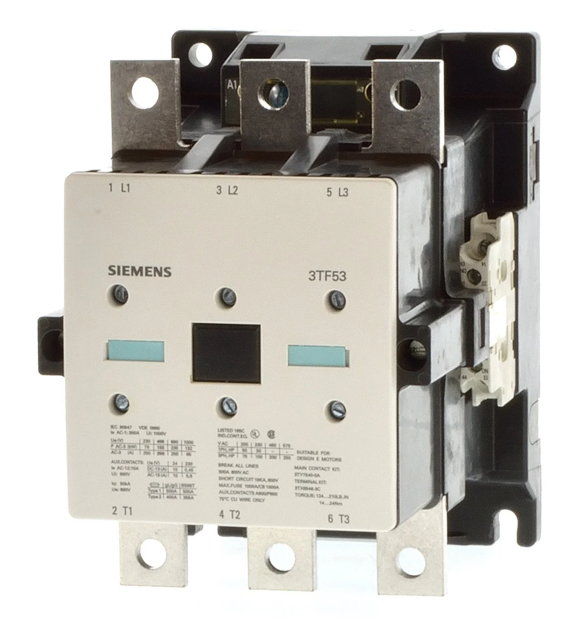 Power Contactor, 3TF Series, Heavy Duty, Variant AB0 - 3TF53020AB0