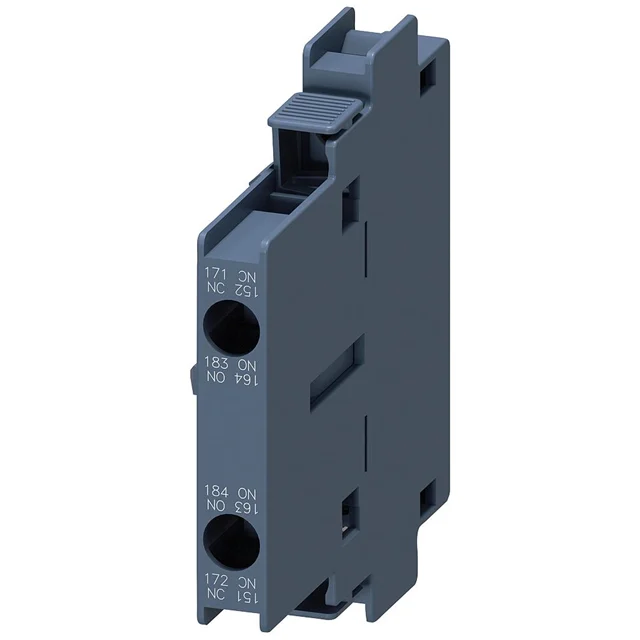 Auxiliary Contact Blocks (S6 - S12), 2 Pole Second Laterally mountable Auxiliary Contact blocks S6 - S12 - 3RH1921-1KA11