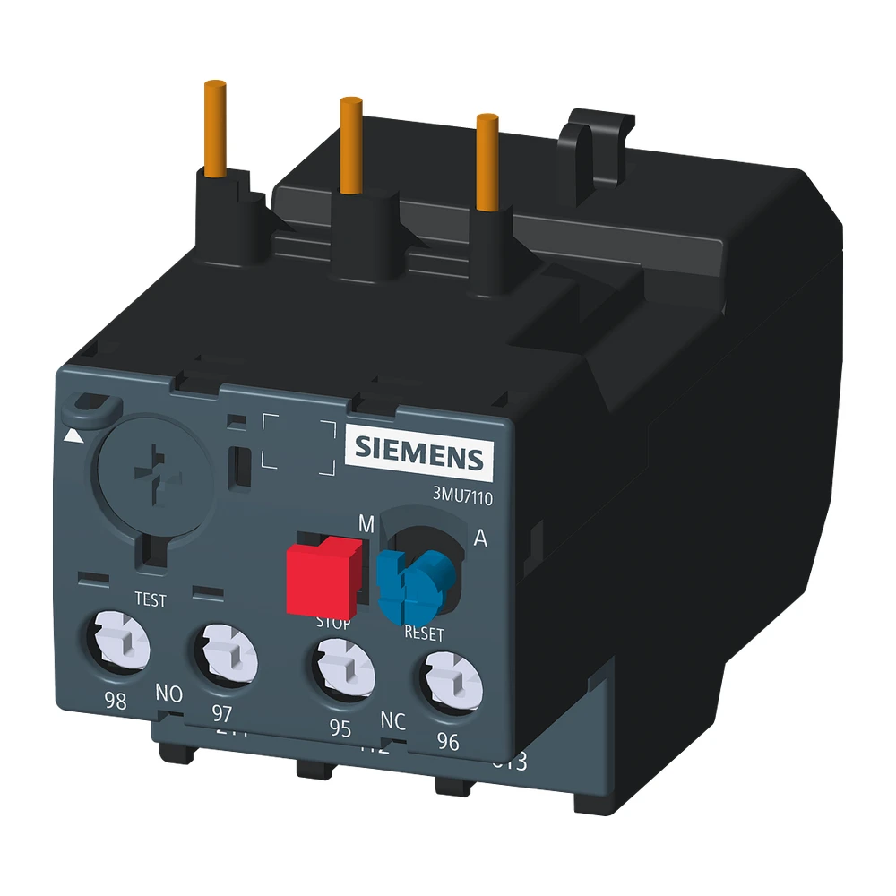 Thermal overload relays, For contactor mounting - Class 10 - Screw Terminals - 3MU7110-0NA0
