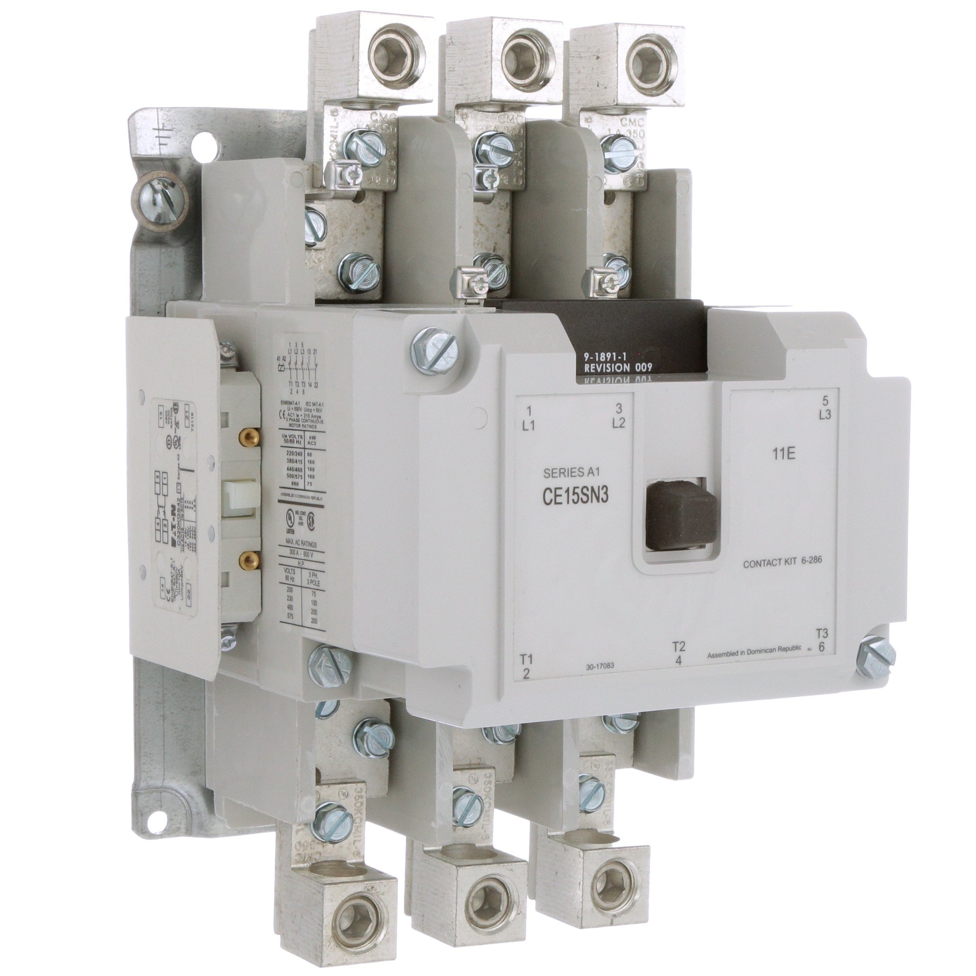 Freedom Contactors, 3 Pole AC Control ,415  v - CE15BNC3 