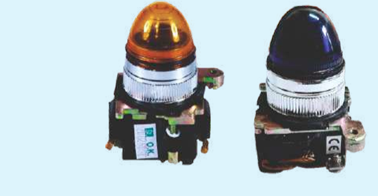Oil Tight Indicating Light - E 30.5mm , Polycarbonate Lens Spare Bulb (Bulb 6Vor24V  - SP61L