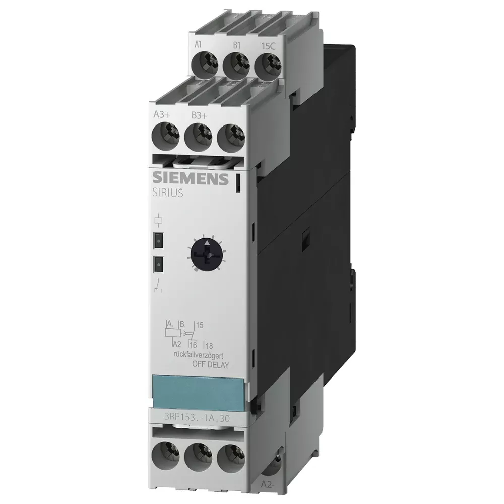 Electronic timers - 3RP, Off-delay with 1C/O contacts - 3RP1531-1AP308K