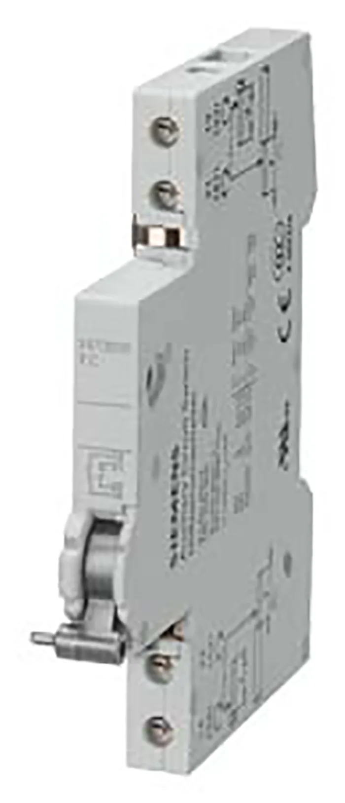 Fault signal contact 1 NO+1 NC, for miniature circuit breaker 5SL, 5SY, 5SP RCBO 5SU1, FI 5SV (for 5SU1 handle coupler 5ST3805-1 is required - 5ST3020