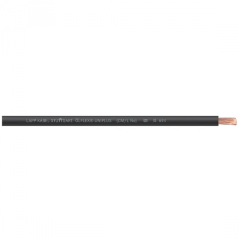 Lapp : ÖLFLEX® UNIPLUS 1X2.5 YE Single core cable; 1X2.5; yellow; Ring; 1,1 kV; PVC; Fixed Installation - 4520112U100