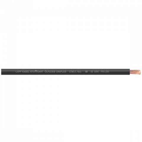 Lapp : ÖLFLEX® UNIPLUS FRLS 1X4 GNYE Single core cable; 1X4; green/yellow; Ring; 1,1 kV; PVC; Fixed Installation - 4620003U100