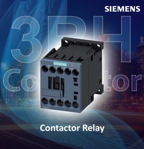 Siemens : Contactor relay, 4 NO, 220 V DC, Size S00 - 3RH2140-1BM40