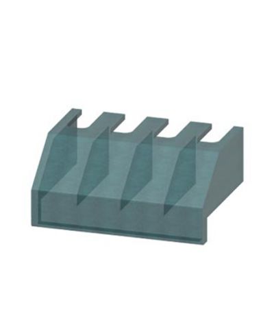 3LD9201-1A ( 3LD20 (16A) Terminal cover for touch protection can be snapped on at top & bottom for front, floor and distribution board mounting)