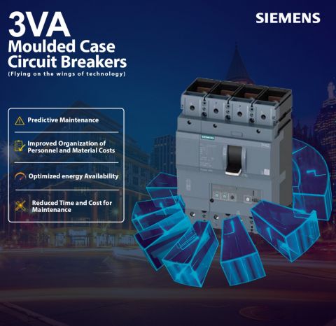 Siemens : SENTRON 3VA MCCB, Thermal Magnetic Trip Unit, Fixed Thermal Fixed Magnetic (FTFM), Ics = 100% Icu, 415VAC, 50Hz - 3VA1020-2ED42-0AA0