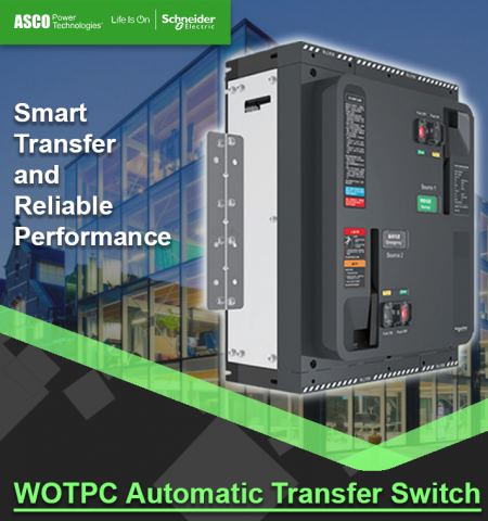 Asco Schneider : WOTPC, Automatic transfer switch, 3P, 4000 amps - OT40003D5I
