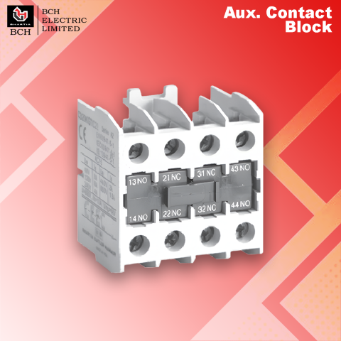 BCH : Aux. Contact Block (Front Mounting), 1NC, CE15, CR - C320KGTC01