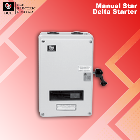 BCH : Manual Star Delta Starter (with 260-400V AC Coil), 10 HP, 6.0 - 9.3, C00N, 16 A - HASSJLEG
