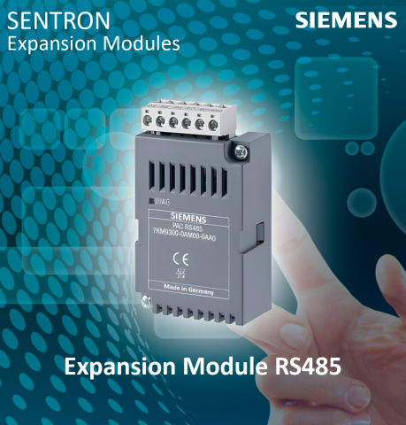 Siemens : expansion module RS485, plug-in, for 7KM PAC3200 / 4200 / 3VA COM100 / 800 - 7KM9300-0AM00-0AA0