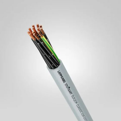 Lapp : ÖLFLEX® CLASSIC 110 18X1 Control cable; 18X1; U0/U: 300/500 V; PVC; Core identification: Numbers; Flexible; VDE registration number: 7030 - 1119868