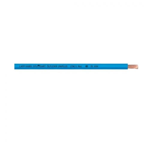 Lapp : ÖLFLEX® UNIPLUS 1X6 BU Single core cable; 1X6; blue; Ring; 1,1 kV; PVC; Fixed Installation - 4520024U100