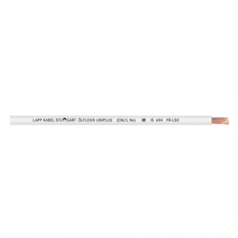 Lapp : ÖLFLEX® UNIPLUS 1X2.5 WH Single core cable; 1X2.5; white; Ring; 1,1 kV; PVC; Fixed Installation - 4520052U100