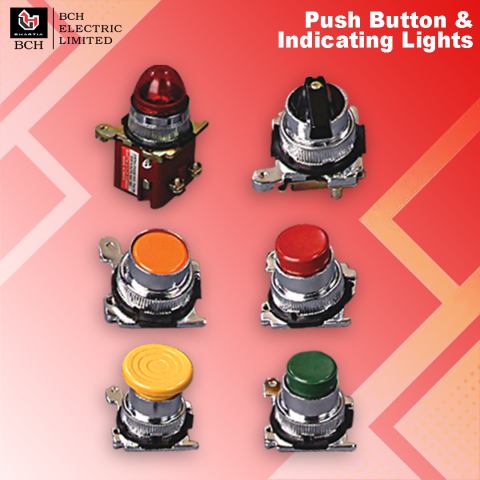 BCH : Oil Tight Push Button & Indicating Lights - 'Type T' E 30.5 mm, 2NC - 050N3