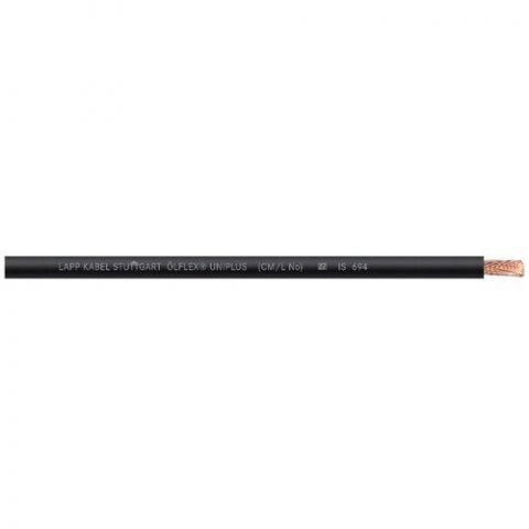 Lapp : ÖLFLEX® UNIPLUS 1X4 BK Single core cable; 1X4; black; Ring; 1,1 kV; PVC; Fixed Installation - 4520013U100