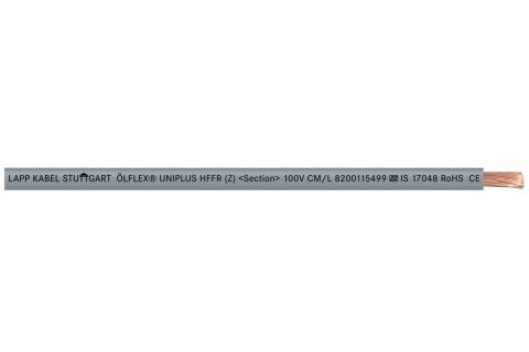 Lapp : ÖLFLEX® UNIPLUS 1X1 GY Single core cable; 1X1; grey; Ring; 1,1 kV; PVC; Fixed Installation - 4510063U100