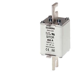 Siemens : Fuses for semiconductor protection - SITOR 3NE, 3NE3 type 1000 V AC, 100(A) - 3NE3221