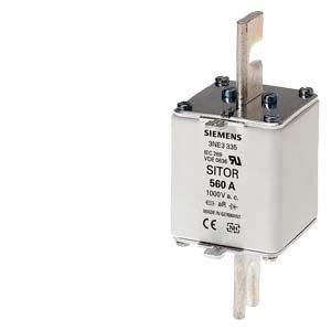 Siemens : Fuses for semiconductor protection - SITOR 3NE, 560(A) - 3NE3335