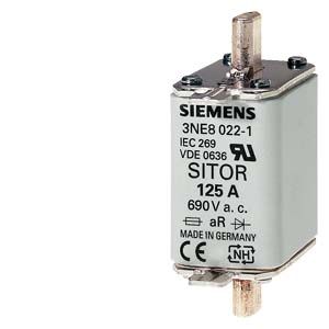 Siemens : Fuses for semiconductor protection - SITOR 3NE, 3NE8 type1) 690 V AC, 50(A) - 3NE80171