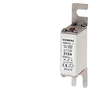 Siemens : Fuses for semiconductor protection - SITOR 3NE, 3NE8 type 690 V AC / 700V DC, 200(A) - 3NE87251