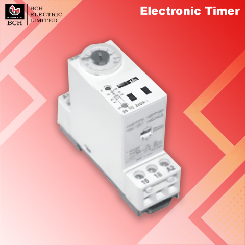 BCH : Universal Voltage, Multi Time, Multi Function - IBTMU, Time Range : 0.1S - 10 Hr., On Delay, Off Delay, Interval, Single Shot, 24-240V AC/DC - IBT04500