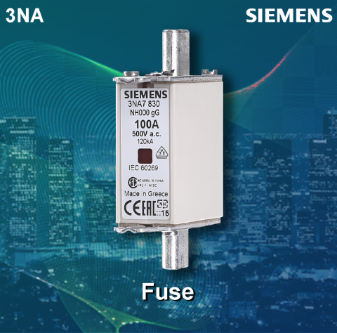 Siemens : 3NA78300RC ( 100A HRC fuses (DIN)- High Breaking capacity of 120kA )