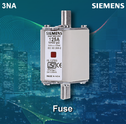 Siemens : 3NA78320RC ( 125A HRC fuses (DIN)- High Breaking capacity of 120kA )
